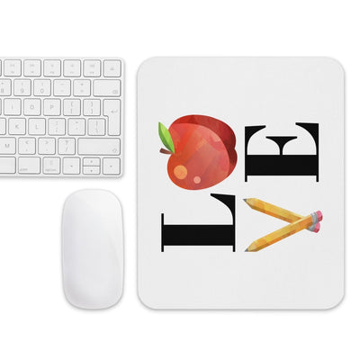 'Teacher Love' Mouse Pad - United Monograms