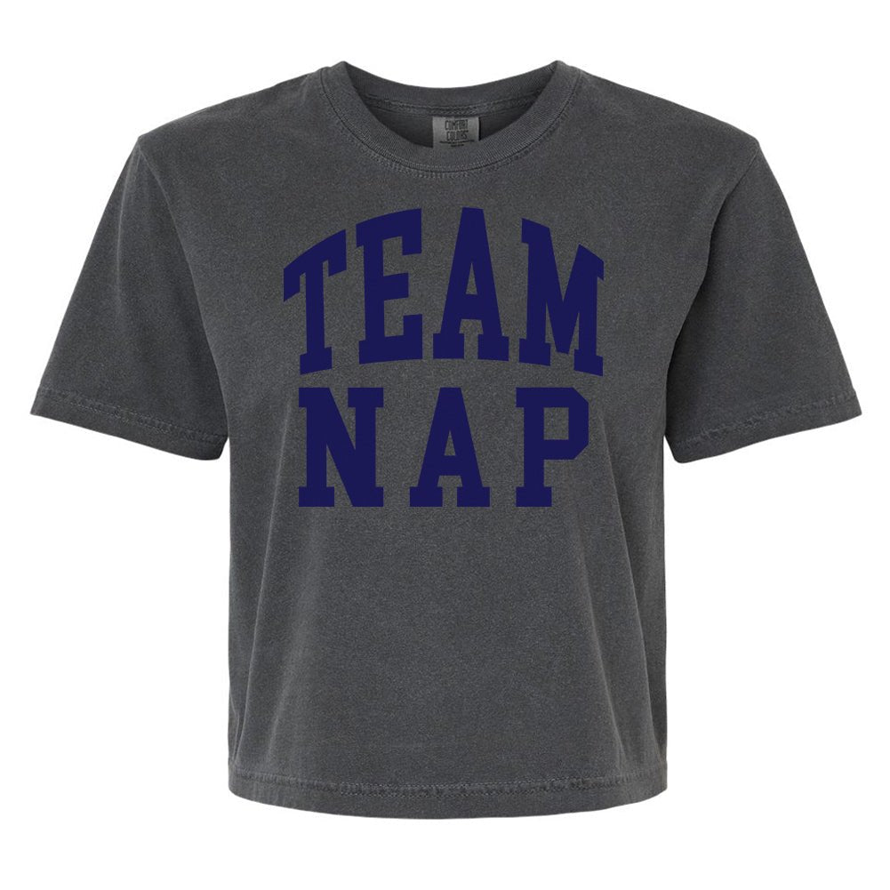 'Team Nap/Couch Club' Boxy T-Shirt - United Monograms