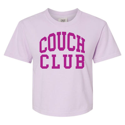 'Team Nap/Couch Club' Boxy T-Shirt - United Monograms