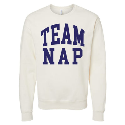 'Team Nap/Couch Club' Crewneck Sweatshirt - United Monograms