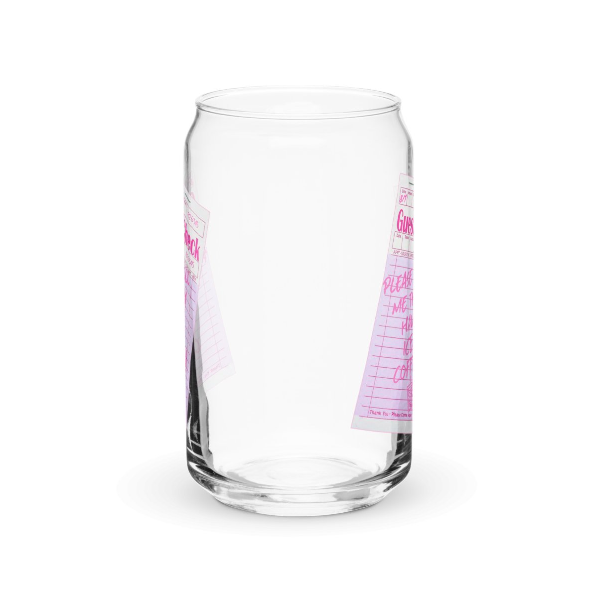 'Tell Me They Have Iced Coffee' Glass Can - United Monograms