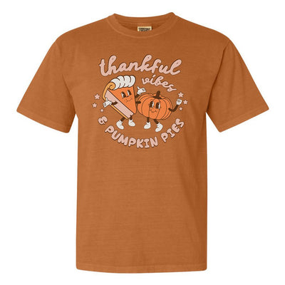 'Thankful Vibes & Pumpkin Pies' T-Shirt - United Monograms