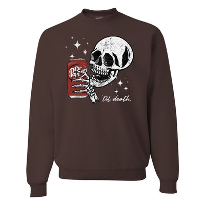 'Til Death Dr. Pepper' Crewneck Sweatshirt - United Monograms