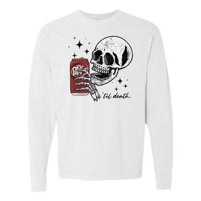 'Til Death Dr. Pepper' Long Sleeve T-Shirt - United Monograms