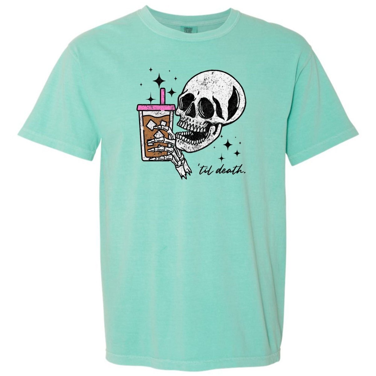 'Til Death Iced Coffee' T-Shirt - United Monograms