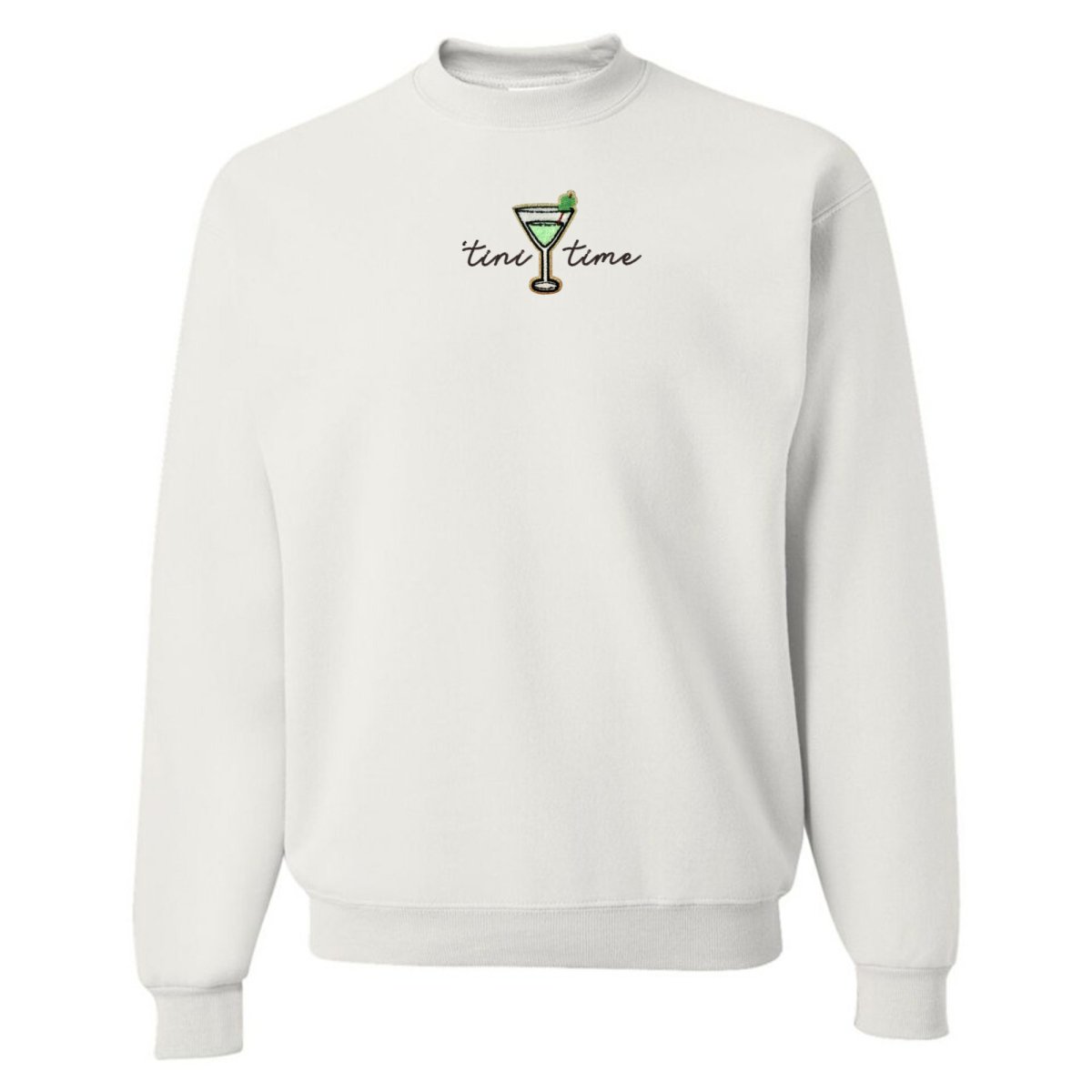 'Tini Time' Crewneck Sweatshirt - United Monograms