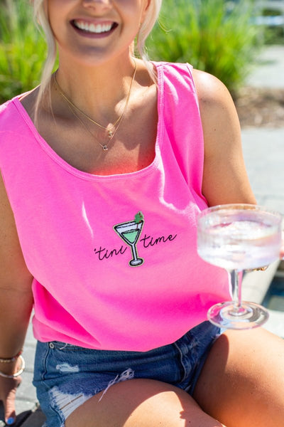 'Tini Time' Tank Top - United Monograms