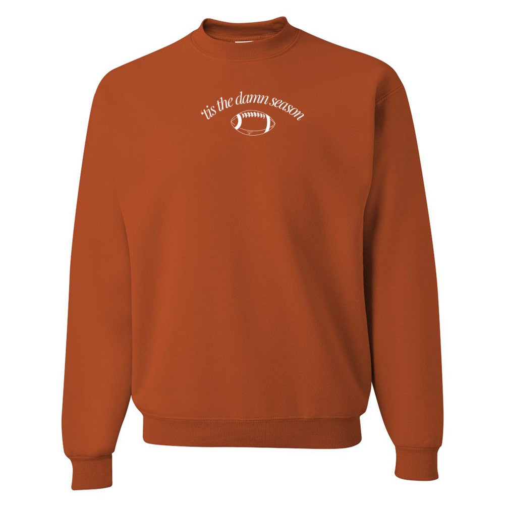 'Tis The Damn Season' PUFF Crewneck Sweatshirt - United Monograms