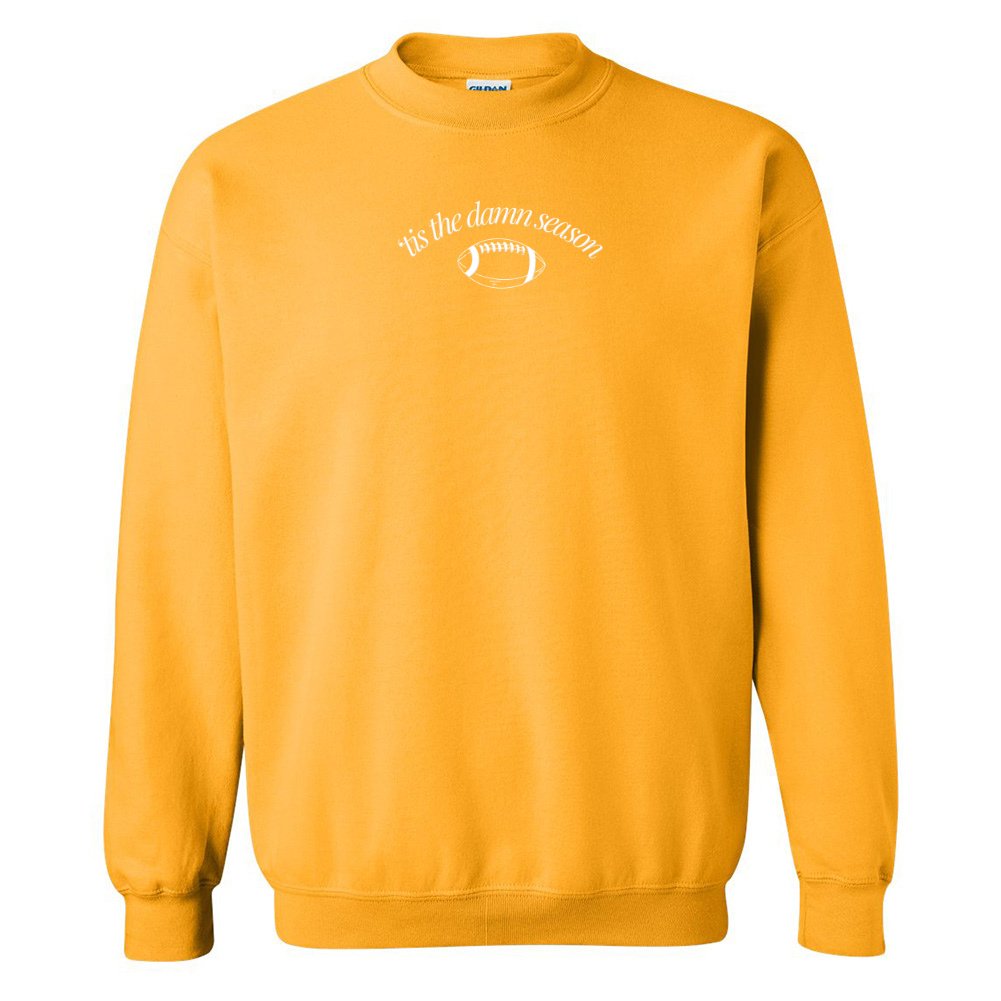 'Tis The Damn Season' PUFF Crewneck Sweatshirt - United Monograms