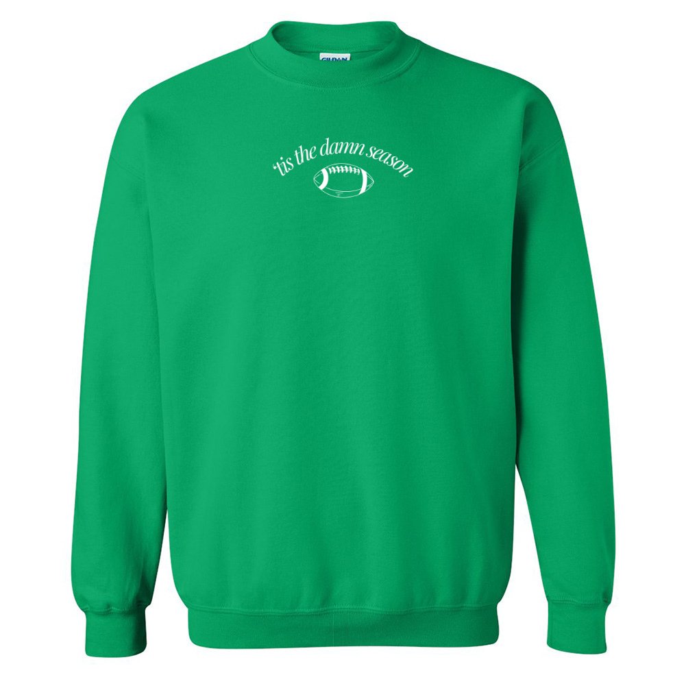 'Tis The Damn Season' PUFF Crewneck Sweatshirt - United Monograms