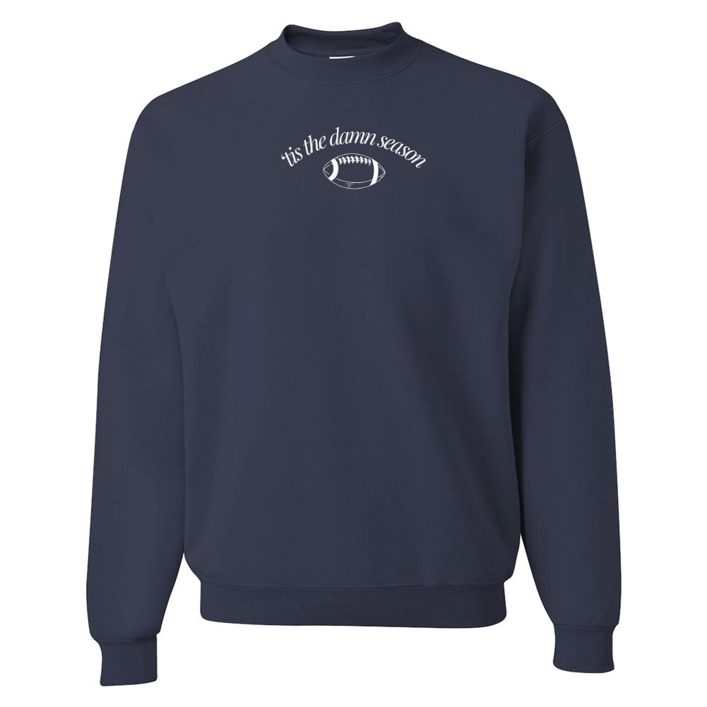 'Tis The Damn Season' PUFF Crewneck Sweatshirt - United Monograms