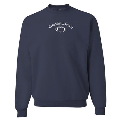 'Tis The Damn Season' PUFF Crewneck Sweatshirt - United Monograms