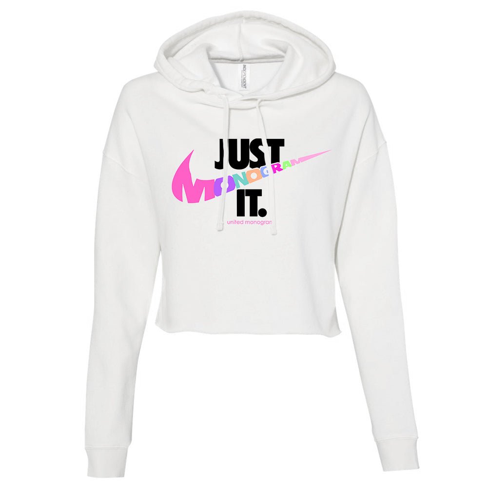 UM Just Monogram It Cropped Hoodie - United Monograms