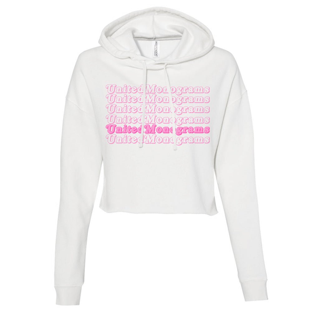 UM Retro Logo Cropped Hoodie - United Monograms