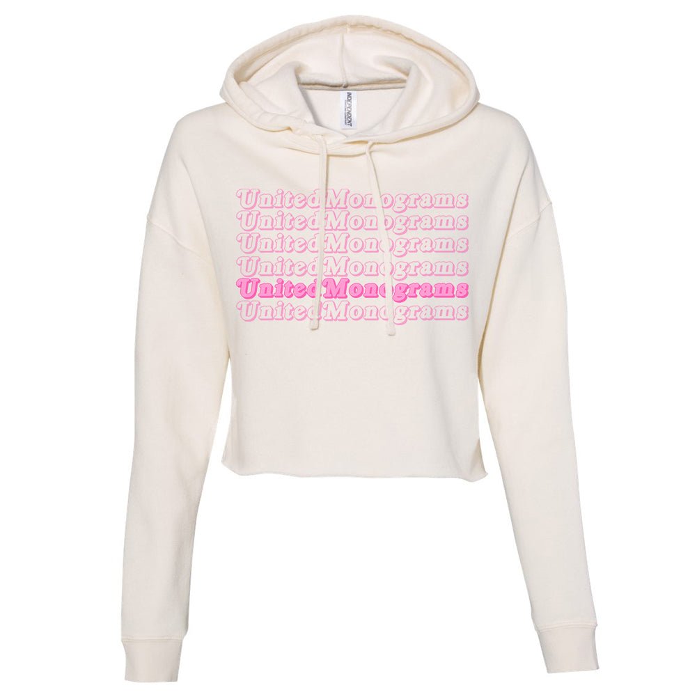 UM Retro Logo Cropped Hoodie - United Monograms