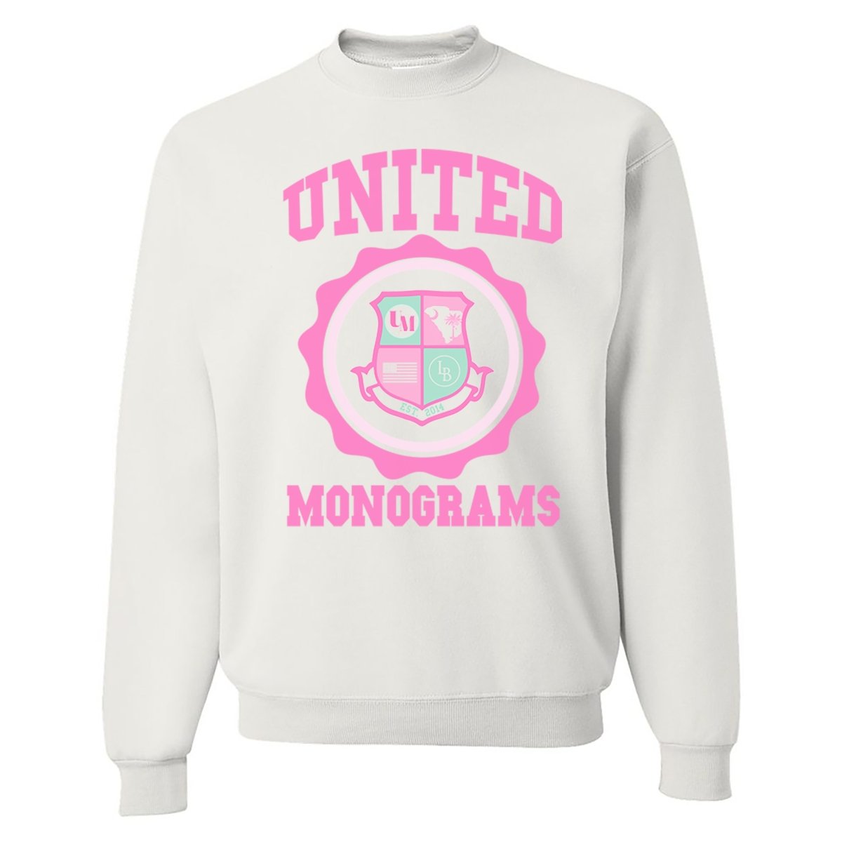 United Monograms Crest Crewneck Sweatshirt - United Monograms