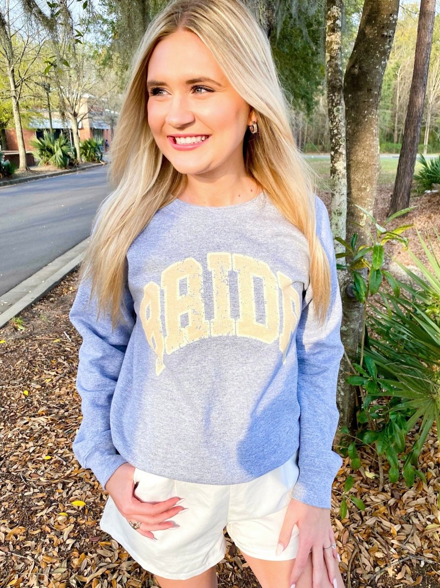 'Varsity Bride' Crewneck Sweatshirt - United Monograms