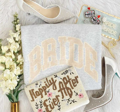 'Varsity Bride' Crewneck Sweatshirt - United Monograms