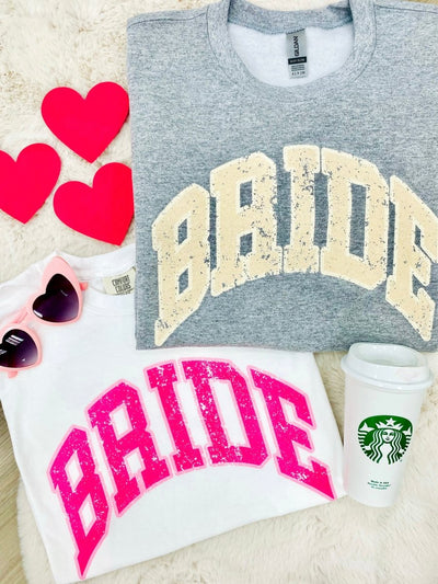 'Varsity Bride' Crewneck Sweatshirt - United Monograms