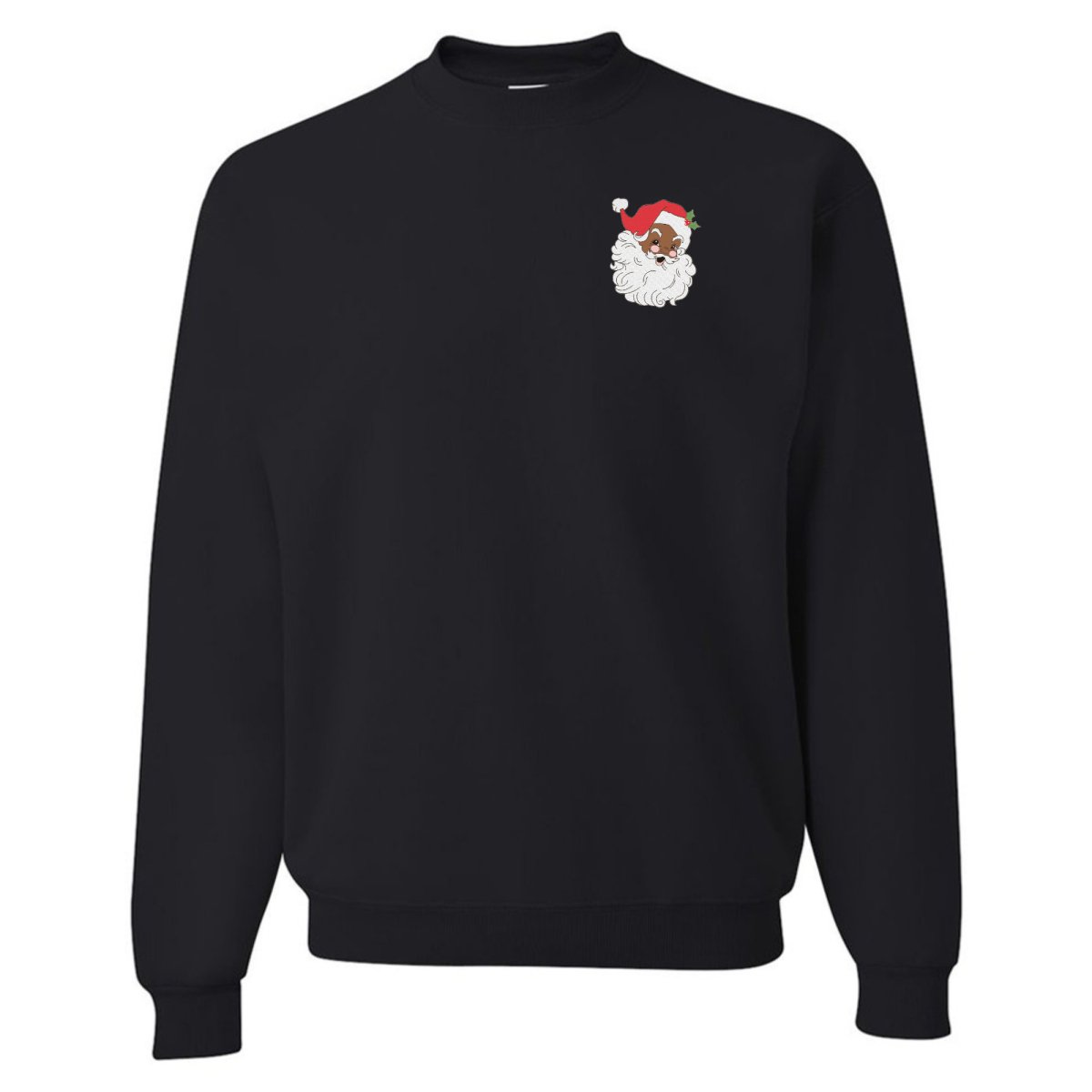 'Vintage Santa' Embroidered Crewneck Sweatshirt - United Monograms