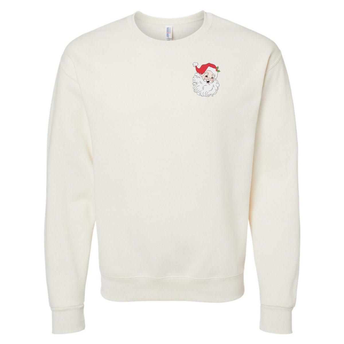 'Vintage Santa' Embroidered Crewneck Sweatshirt - United Monograms