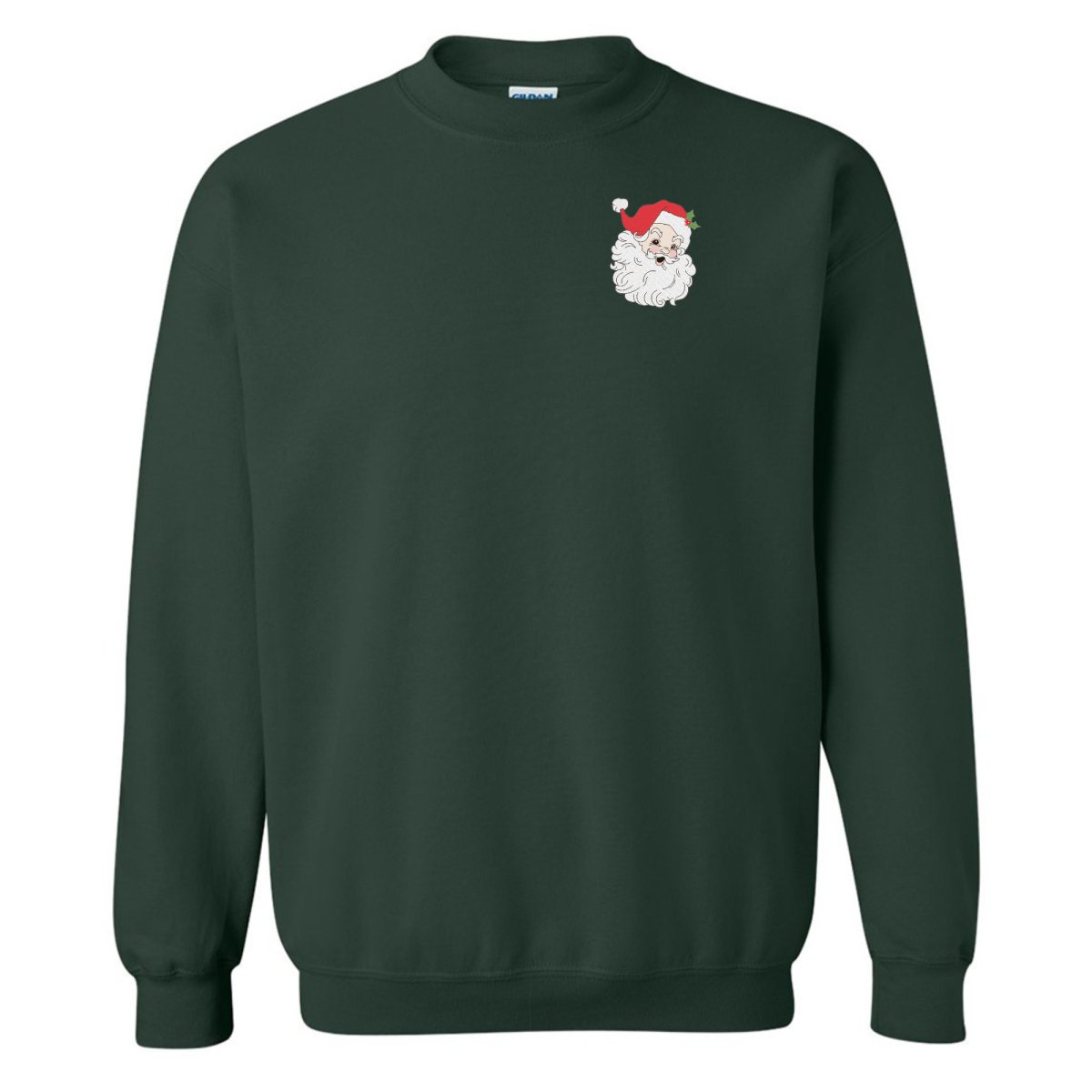 'Vintage Santa' Embroidered Crewneck Sweatshirt - United Monograms