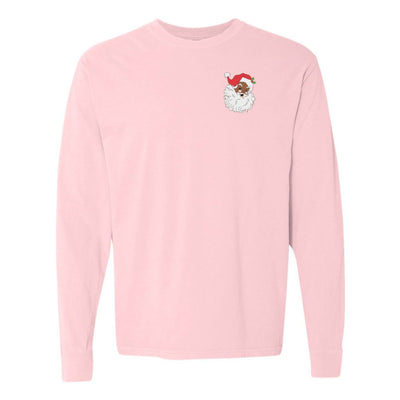 'Vintage Santa' Embroidered Long Sleeve T - Shirt - United Monograms