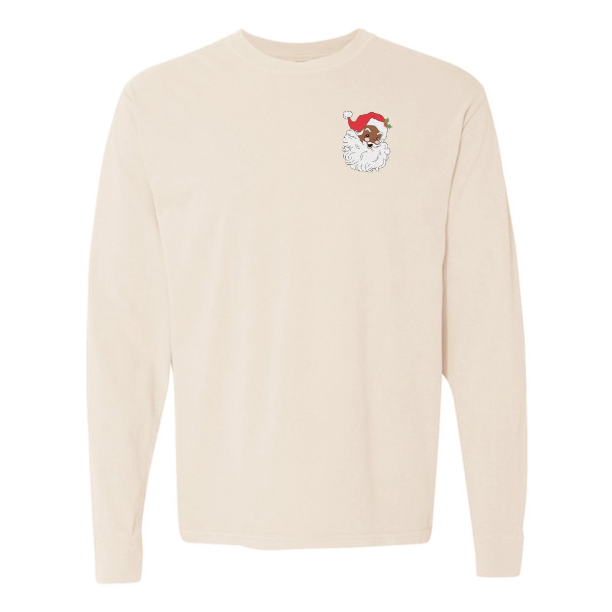 'Vintage Santa' Embroidered Long Sleeve T - Shirt - United Monograms