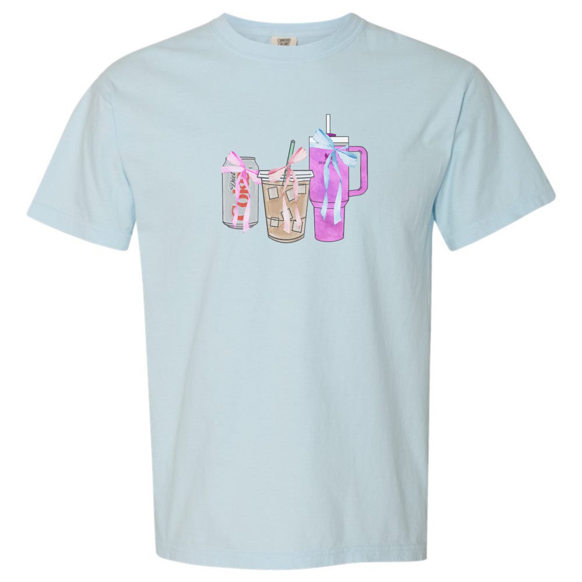 'We're Girls' Bow Drinks T-Shirt - United Monograms