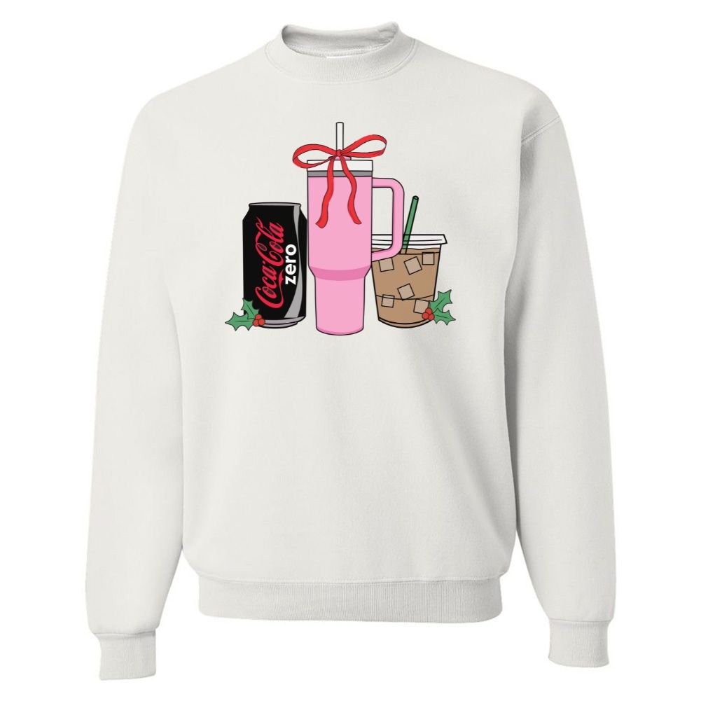 'We're Girls' Holiday Drinks Crewneck Sweatshirt - United Monograms