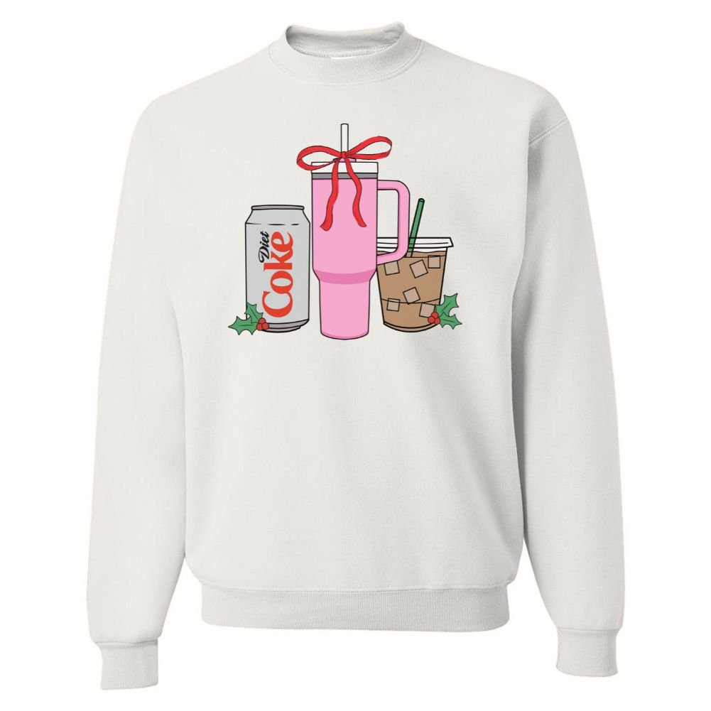 'We're Girls' Holiday Drinks Crewneck Sweatshirt - United Monograms