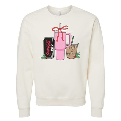 'We're Girls' Holiday Drinks Crewneck Sweatshirt - United Monograms