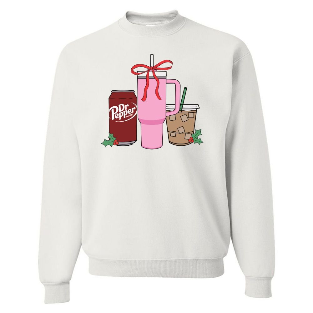 'We're Girls' Holiday Drinks Crewneck Sweatshirt - United Monograms