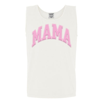 White 'Mama' PUFF Tank Top - 2XL & 3XL Only! - United Monograms