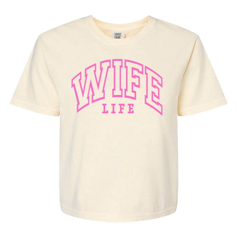 'Wife Life' Boxy T-Shirt - United Monograms