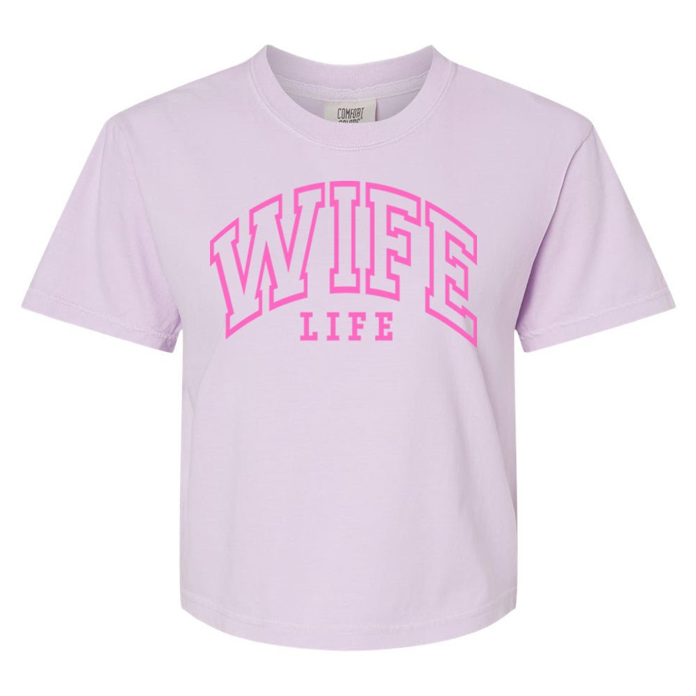 'Wife Life' Boxy T-Shirt - United Monograms
