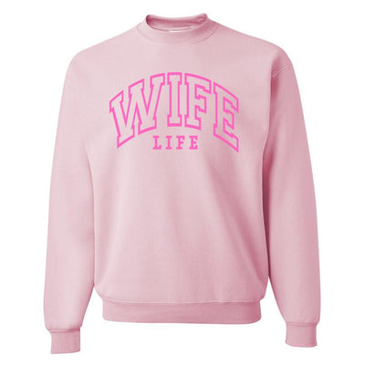 'Wife Life' Crewneck Sweatshirt - United Monograms