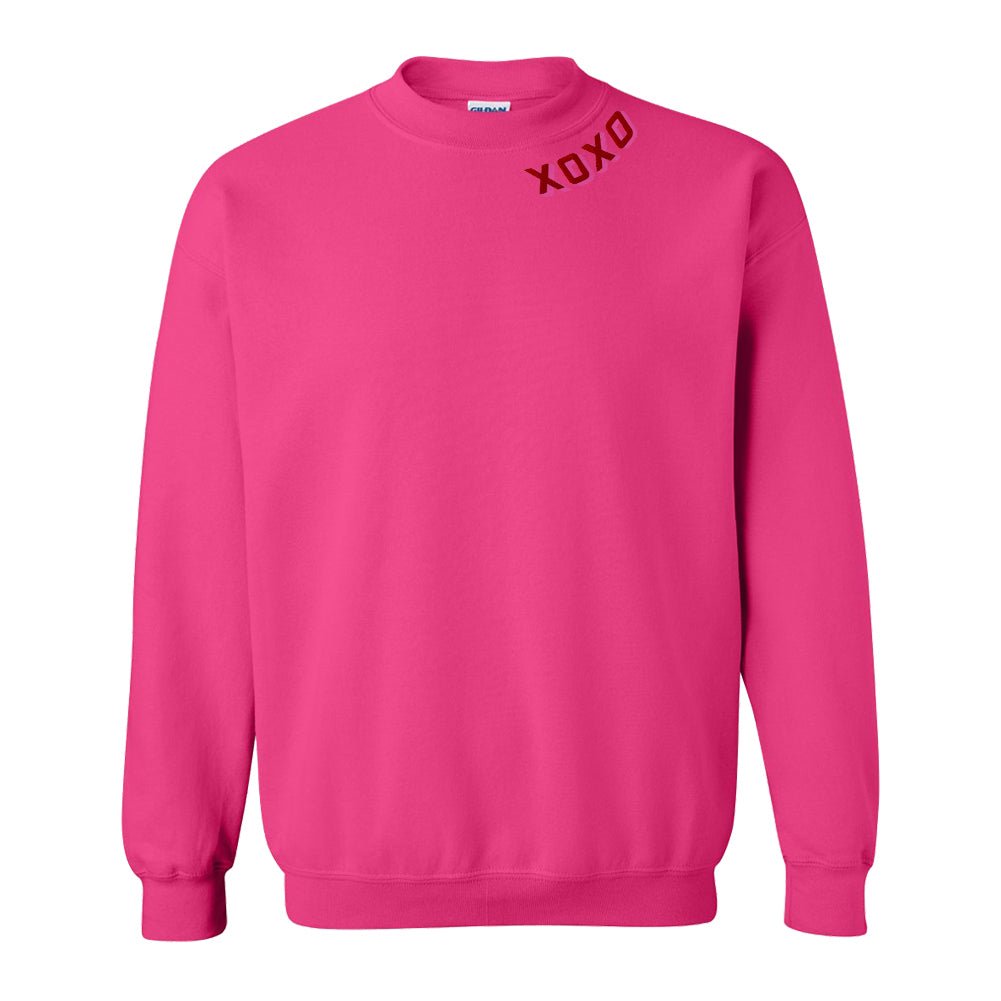 XOXO Shadow Block Crewneck Sweatshirt - United Monograms