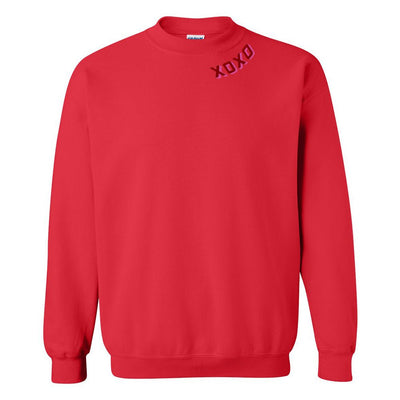 XOXO Shadow Block Crewneck Sweatshirt - United Monograms
