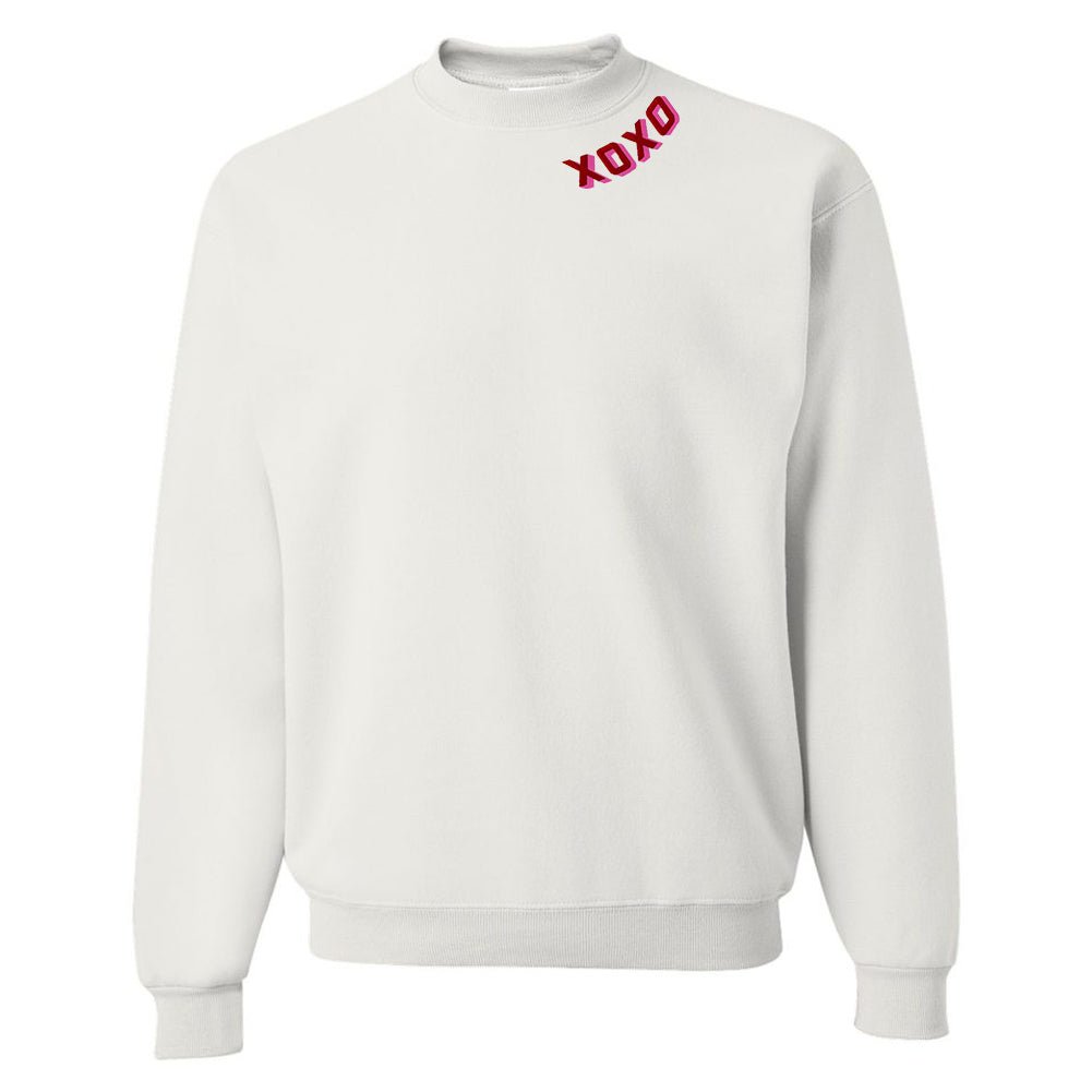 XOXO Shadow Block Crewneck Sweatshirt - United Monograms