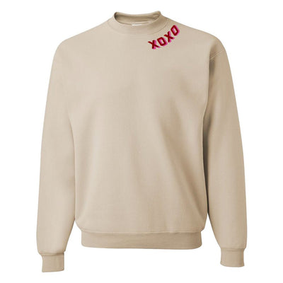 XOXO Shadow Block Crewneck Sweatshirt - United Monograms