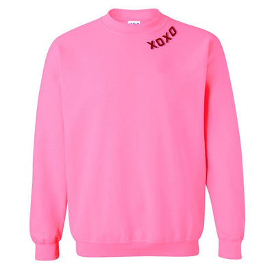 XOXO Shadow Block Crewneck Sweatshirt - United Monograms