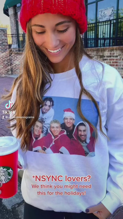 NSYNC 'Happy Holidays' Crewneck Sweatshirt