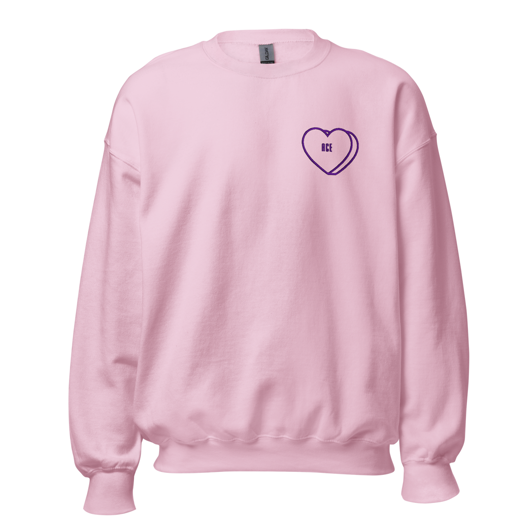 Make It Yours™ 'Candy Heart' Embroidered Sweatshirt